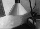 Kabel, Lampe, Bild, Öl/Karton, 48 x 36 cm, 2008
